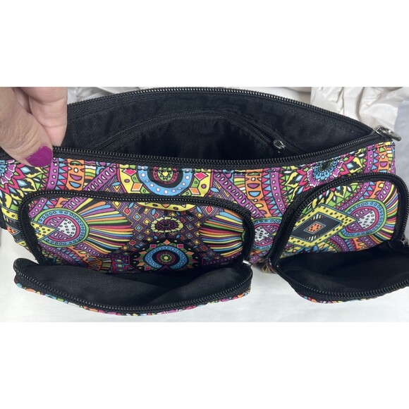 Sakroots Small Fanny Pack Belt Bag Medallion Llama Purse Multicolor - Picture 7 of 9